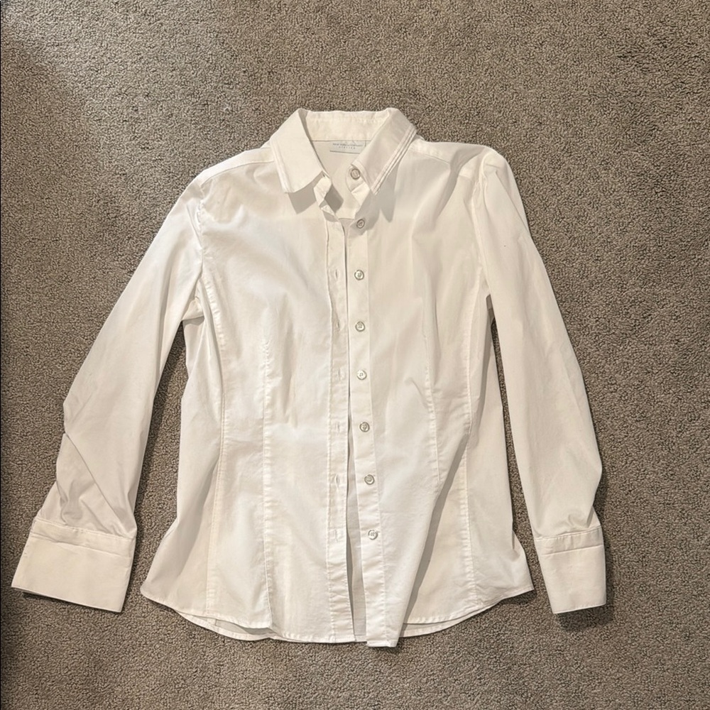White Button-Up Shirt